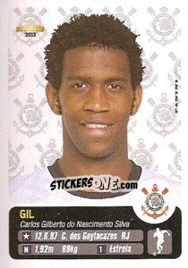 Sticker Gil - Campeonato Brasileiro 2013 - Panini