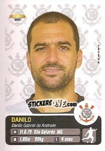Sticker Danilo - Campeonato Brasileiro 2013 n. 72 - Panini