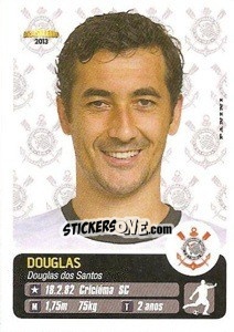 Sticker Douglas - Campeonato Brasileiro 2013 - Panini