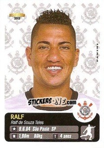 Figurina Ralf - Campeonato Brasileiro 2013 - Panini