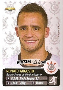 Cromo Renato Augusto - Campeonato Brasileiro 2013 - Panini