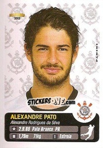 Sticker Alexandre Pato - Campeonato Brasileiro 2013 n. 76 - Panini