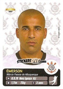 Sticker Émerson Sheik - Campeonato Brasileiro 2013 - Panini