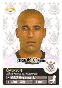 Cromo Émerson Sheik - Campeonato Brasileiro 2013 n. 77 - Panini