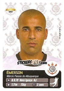 Figurina Émerson Sheik - Campeonato Brasileiro 2013 - Panini