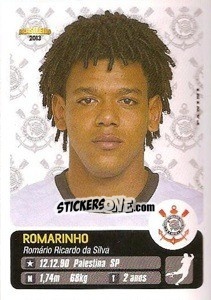 Sticker Romarinho - Campeonato Brasileiro 2013 - Panini