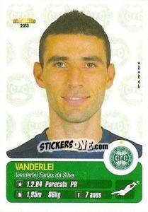 Figurina Vanderlei - Campeonato Brasileiro 2013 - Panini