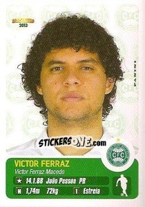 Sticker Victor Ferraz - Campeonato Brasileiro 2013 - Panini