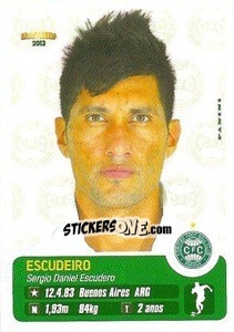 Sticker Escudeiro - Campeonato Brasileiro 2013 - Panini