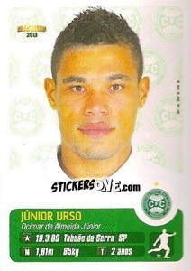 Cromo Júnior Urso - Campeonato Brasileiro 2013 - Panini