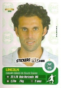Sticker Lincoln - Campeonato Brasileiro 2013 - Panini