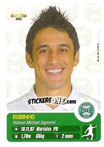 Sticker Robinho - Campeonato Brasileiro 2013 n. 93 - Panini