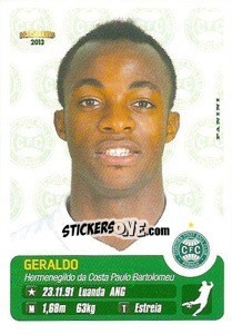 Sticker Geraldo - Campeonato Brasileiro 2013 - Panini