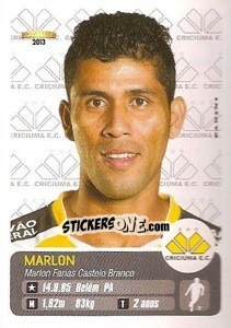 Sticker Marlon - Campeonato Brasileiro 2013 n. 103 - Panini