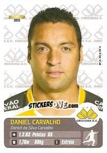 Sticker Daniel Carvalho - Campeonato Brasileiro 2013 - Panini