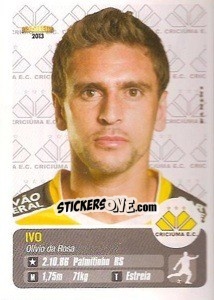 Sticker Ivo - Campeonato Brasileiro 2013 n. 107 - Panini