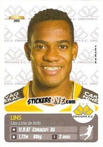 Sticker Lins - Campeonato Brasileiro 2013 - Panini