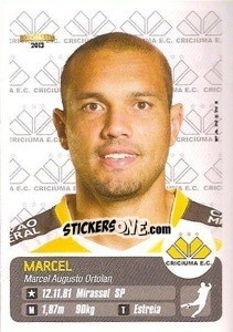 Sticker Marcel - Campeonato Brasileiro 2013 - Panini