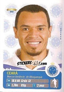Sticker Marcos Ceará - Campeonato Brasileiro 2013 n. 115 - Panini