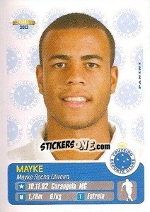 Sticker Mayke - Campeonato Brasileiro 2013 n. 116 - Panini