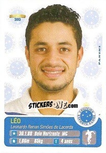 Cromo Léo - Campeonato Brasileiro 2013 - Panini