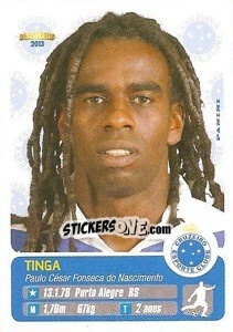 Sticker Tinga - Campeonato Brasileiro 2013 n. 122 - Panini