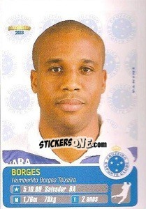 Sticker Borges - Campeonato Brasileiro 2013 - Panini