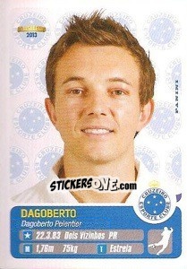 Sticker Dagoberto - Campeonato Brasileiro 2013 n. 124 - Panini