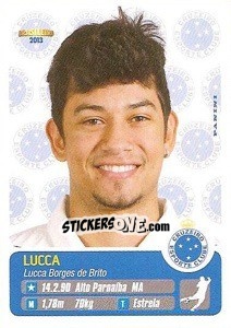 Sticker Lucca - Campeonato Brasileiro 2013 n. 125 - Panini