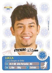 Cromo Lucca - Campeonato Brasileiro 2013 - Panini