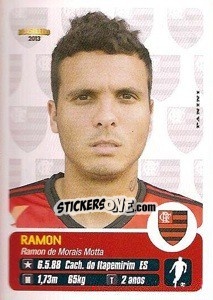 Sticker Ramon - Campeonato Brasileiro 2013 - Panini