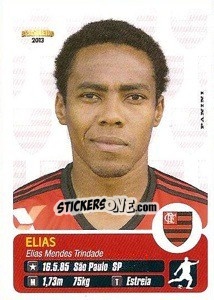 Sticker Elias - Campeonato Brasileiro 2013 n. 138 - Panini