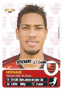 Sticker Hernane - Campeonato Brasileiro 2013 n. 141 - Panini