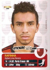 Sticker Rafinha - Campeonato Brasileiro 2013 n. 143 - Panini