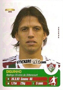Sticker Diguinho - Campeonato Brasileiro 2013 - Panini