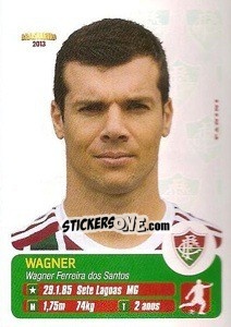 Sticker Wagner - Campeonato Brasileiro 2013 - Panini