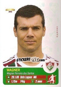 Sticker Wagner - Campeonato Brasileiro 2013 n. 155 - Panini