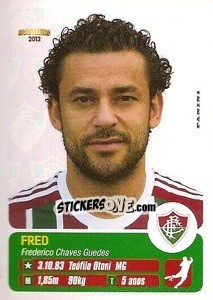 Sticker Fred - Campeonato Brasileiro 2013 n. 156 - Panini