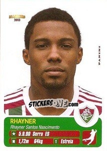 Sticker Rhayner - Campeonato Brasileiro 2013 n. 158 - Panini