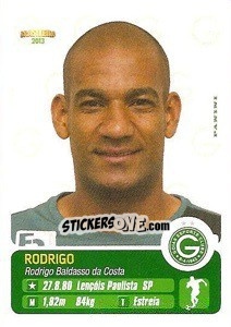 Cromo Rodrigo - Campeonato Brasileiro 2013 n. 166 - Panini