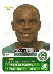 Sticker Hugo - Campeonato Brasileiro 2013 - Panini