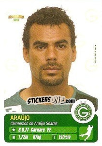 Sticker Araújo - Campeonato Brasileiro 2013 - Panini