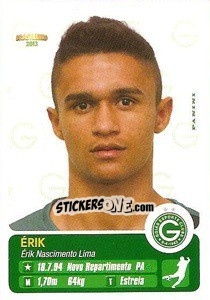 Sticker Érik - Campeonato Brasileiro 2013 - Panini