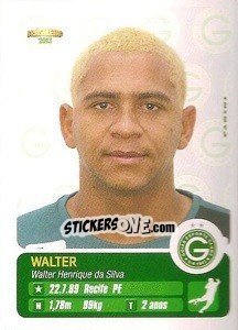 Sticker Walter - Campeonato Brasileiro 2013 - Panini