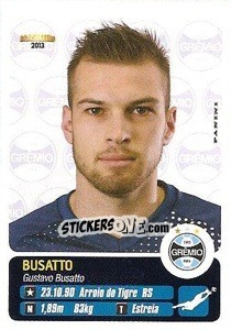 Sticker Busatto - Campeonato Brasileiro 2013 - Panini