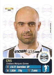 Sticker Cris - Campeonato Brasileiro 2013 n. 181 - Panini