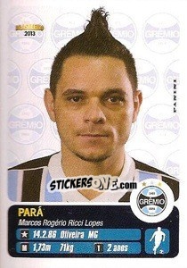 Sticker Pará - Campeonato Brasileiro 2013 n. 184 - Panini