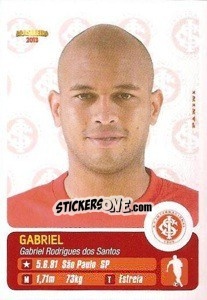 Sticker Gabriel - Campeonato Brasileiro 2013 n. 195 - Panini