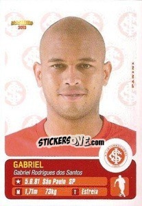 Cromo Gabriel - Campeonato Brasileiro 2013 - Panini