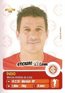 Figurina Índio - Campeonato Brasileiro 2013 - Panini